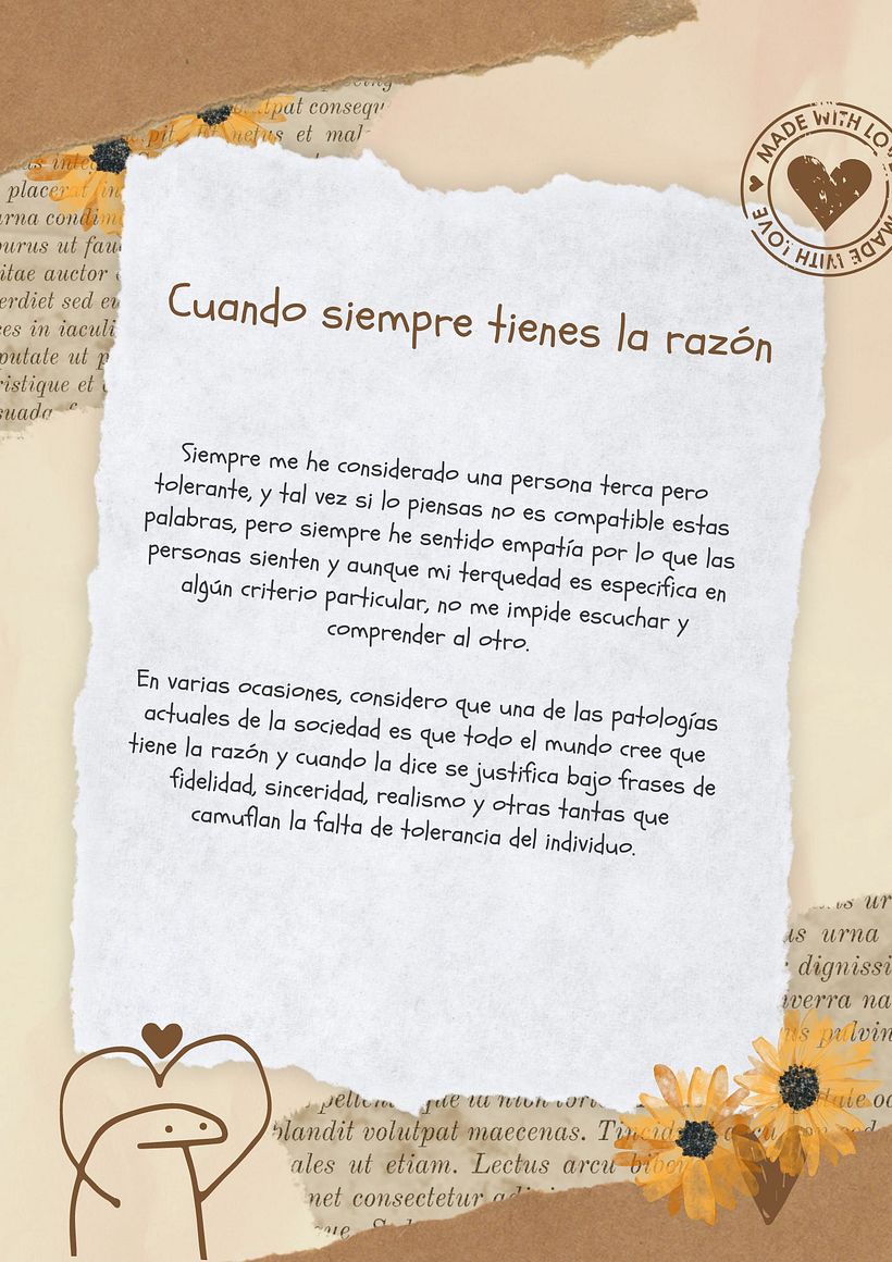 My project for course: Writing Exercises: From the Blank Page to Everyday Practice 1