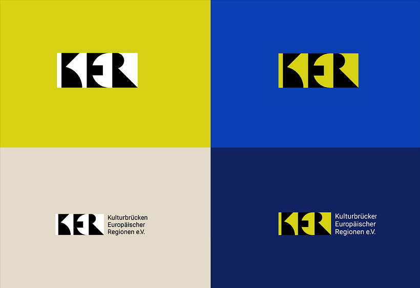Logodesign für den KER e.V.| Farbanwendungen