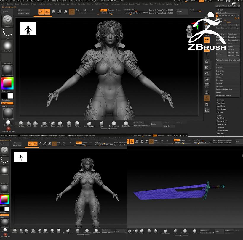 Cyber Girl Character Unreal Engine 5 by Oscar Creativo 5