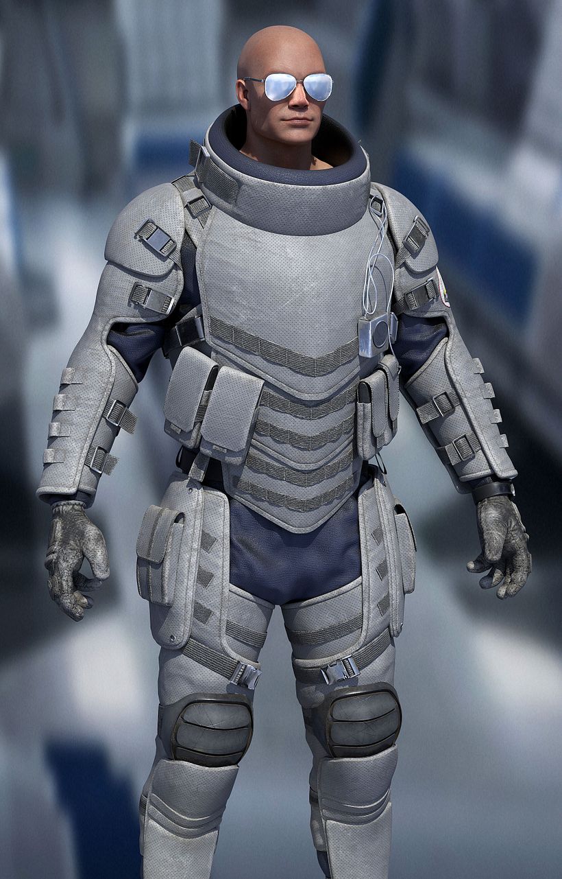 Warrior - 3D Character Model - Science Fiction 2