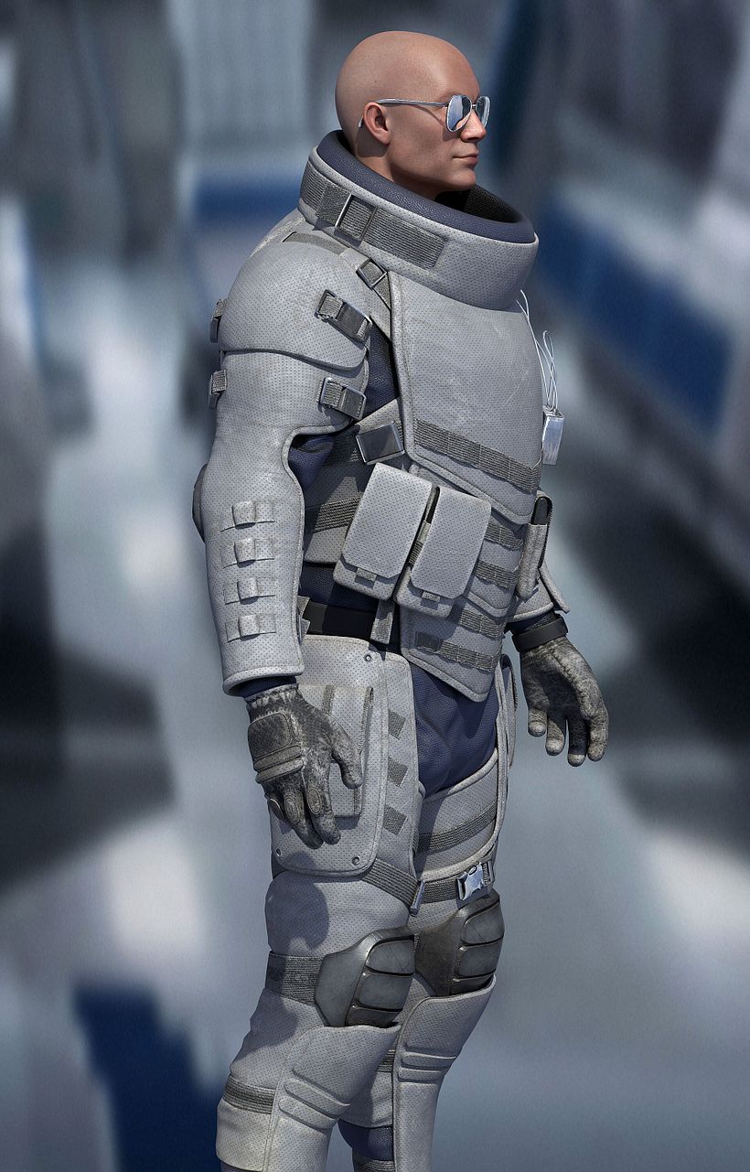 Warrior - 3D Character Model - Science Fiction 3