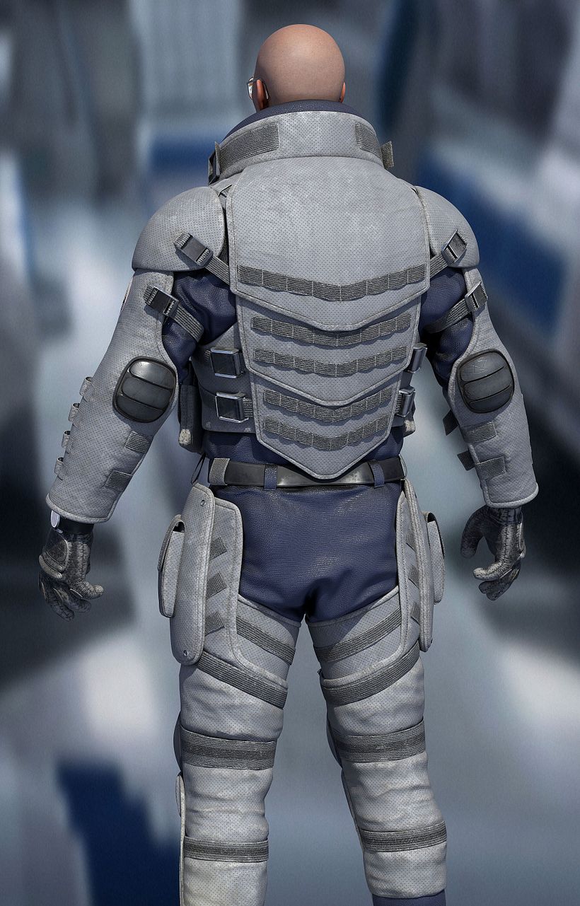 Warrior - 3D Character Model - Science Fiction 4
