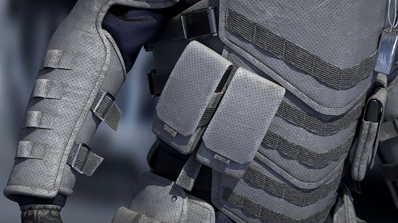 Warrior - 3D Character Model - Science Fiction 8