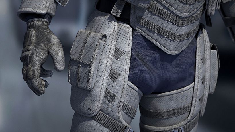 Warrior - 3D Character Model - Science Fiction 10