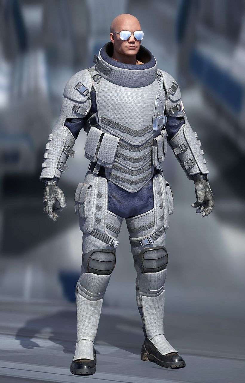 Warrior - 3D Character Model - Science Fiction 13