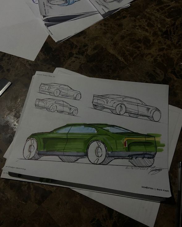 Mi proyecto del curso: Diseño de automóviles: el boceto 2