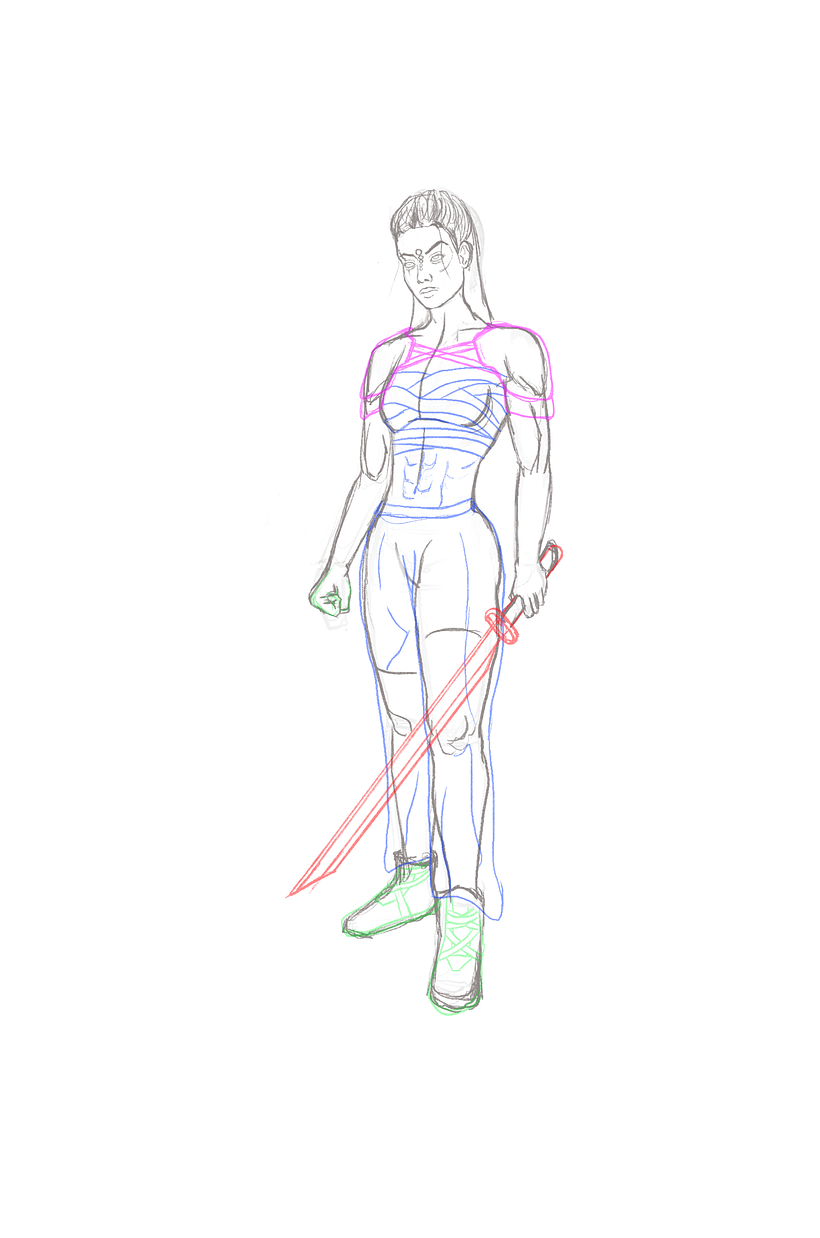 My SECOND project for course: Concept Art: Character Design & Worldbuilding 1