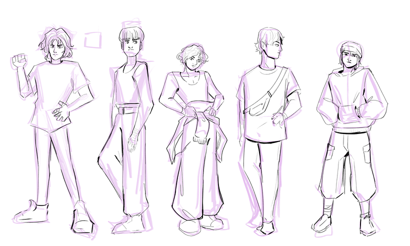 Mi proyecto del curso: Dibujo de personajes llenos de personalidad 4