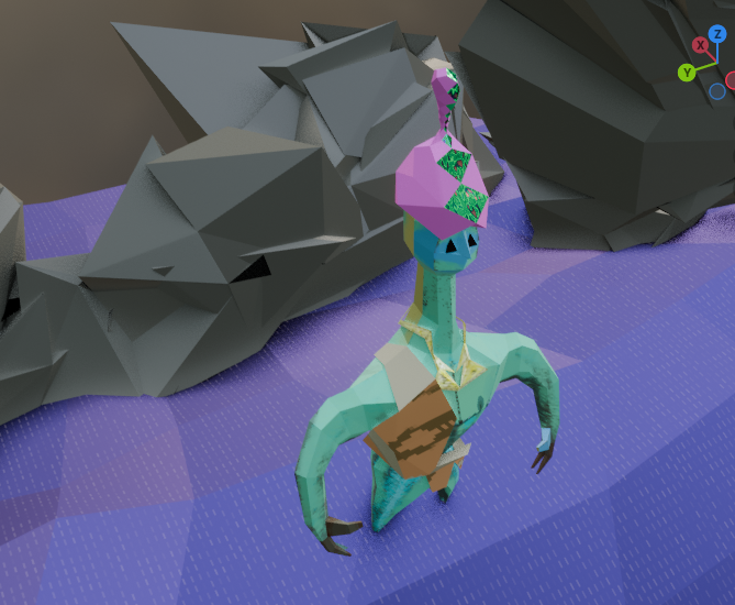 My project for course: Low Poly Character Modeling for Video Games 2