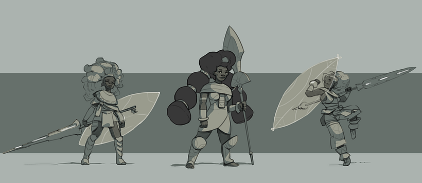 human character concept · Nimoyd Property of Nudge Nudge Games