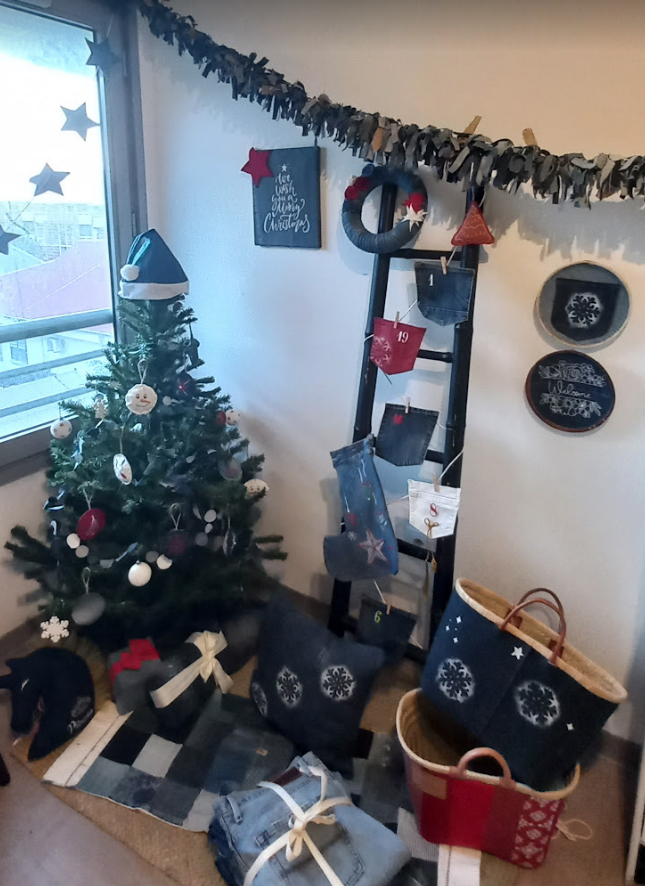 Un Noël en jean recyclés 5