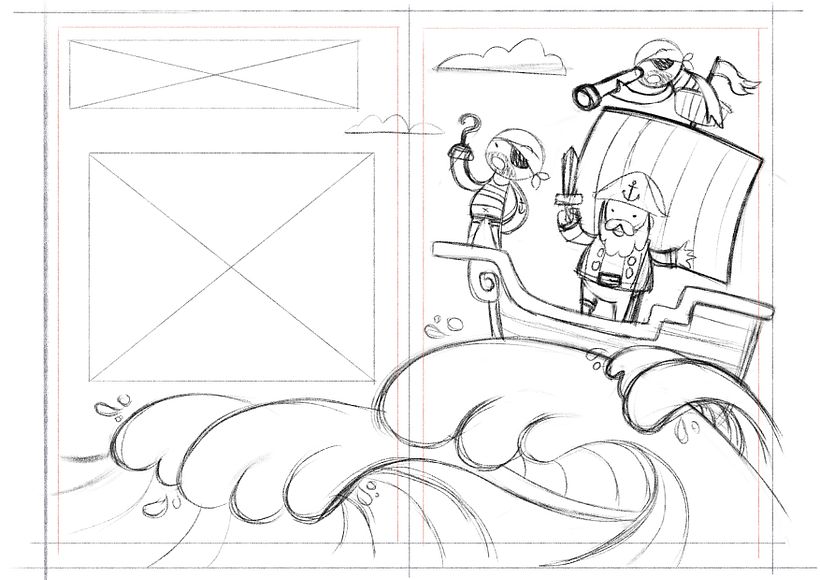 Miniatura seleccionada para desarrollar la ilustración.