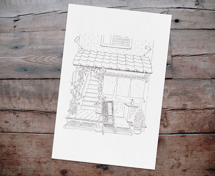 My project for course: Watercolor Urban Illustration: Portray your City 5