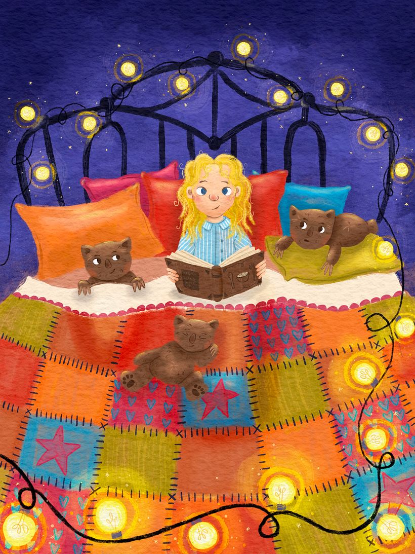 Goldilocks babysitting the three (baby) bears 🧸