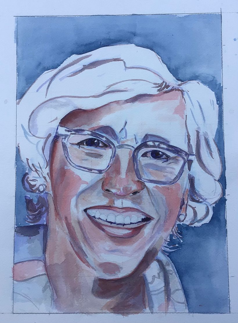 Mon projet du cours : Portrait artistique à l’aquarelle 5