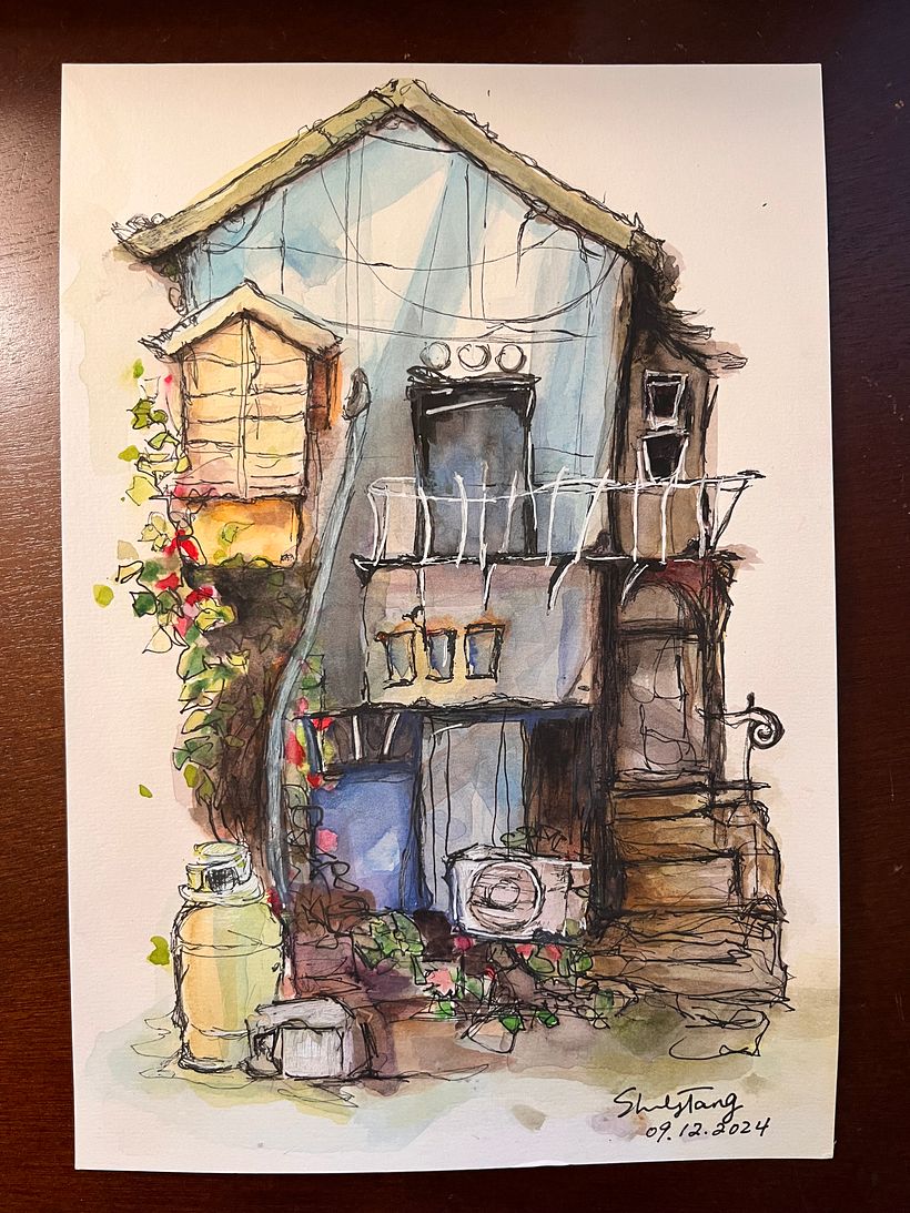 My project for course: Expressive Architectural Sketching with Colored Markers 1