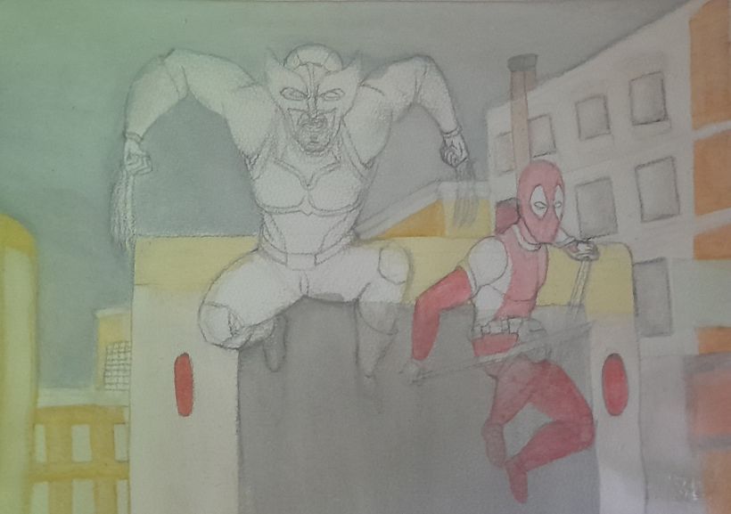 Proceso de la escena final de la película de Deadpool y Wolverine 