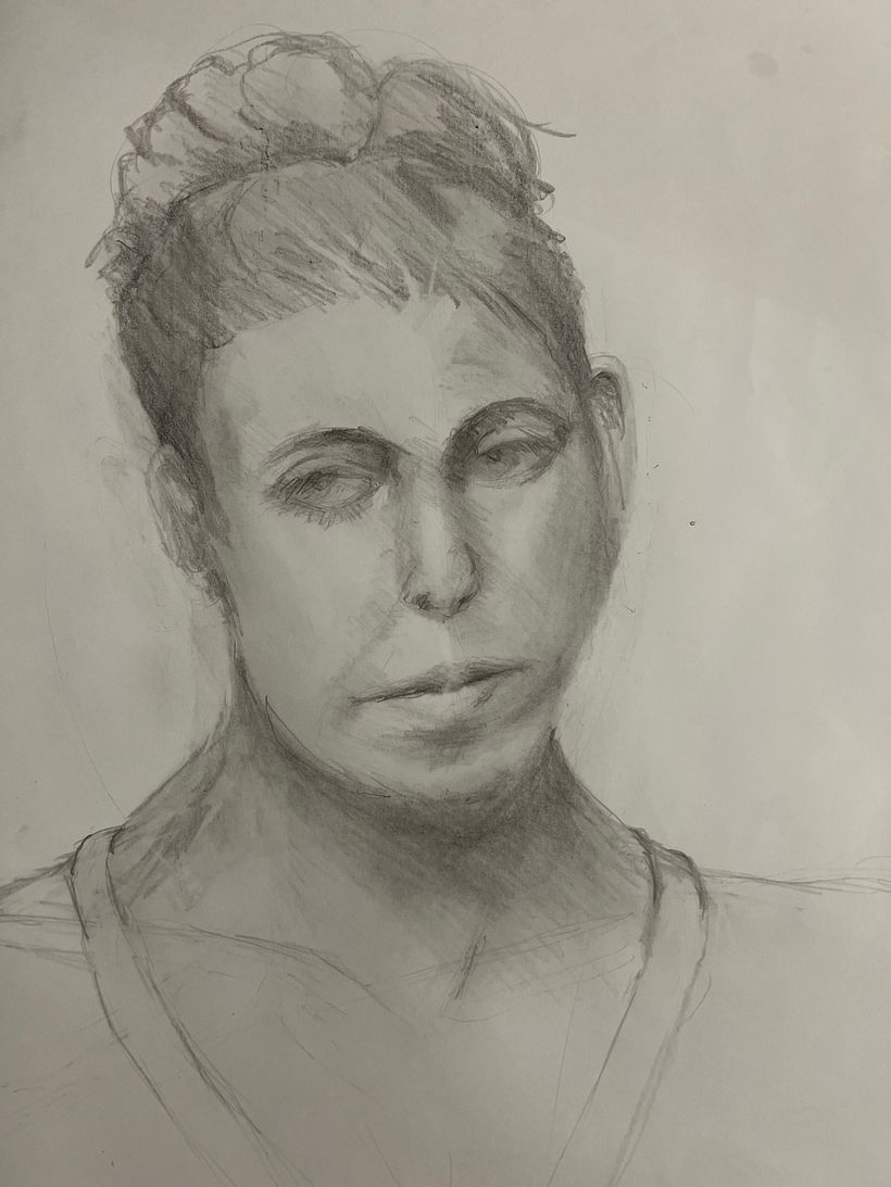 Bleistift 50 x 60 cm