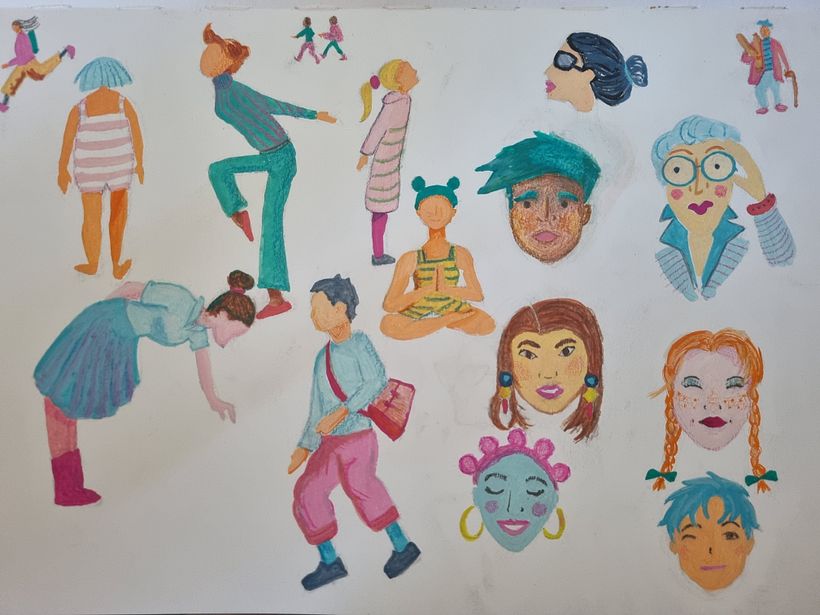 Mi proyecto del curso: Sketchbook pictórico en gouache 9