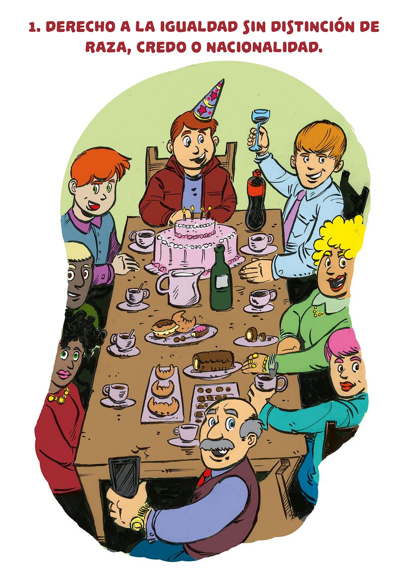 MANUAL ILUSTRADO DE DERECHOS DE LA INFANCIA - Tradycyjna ilustracja