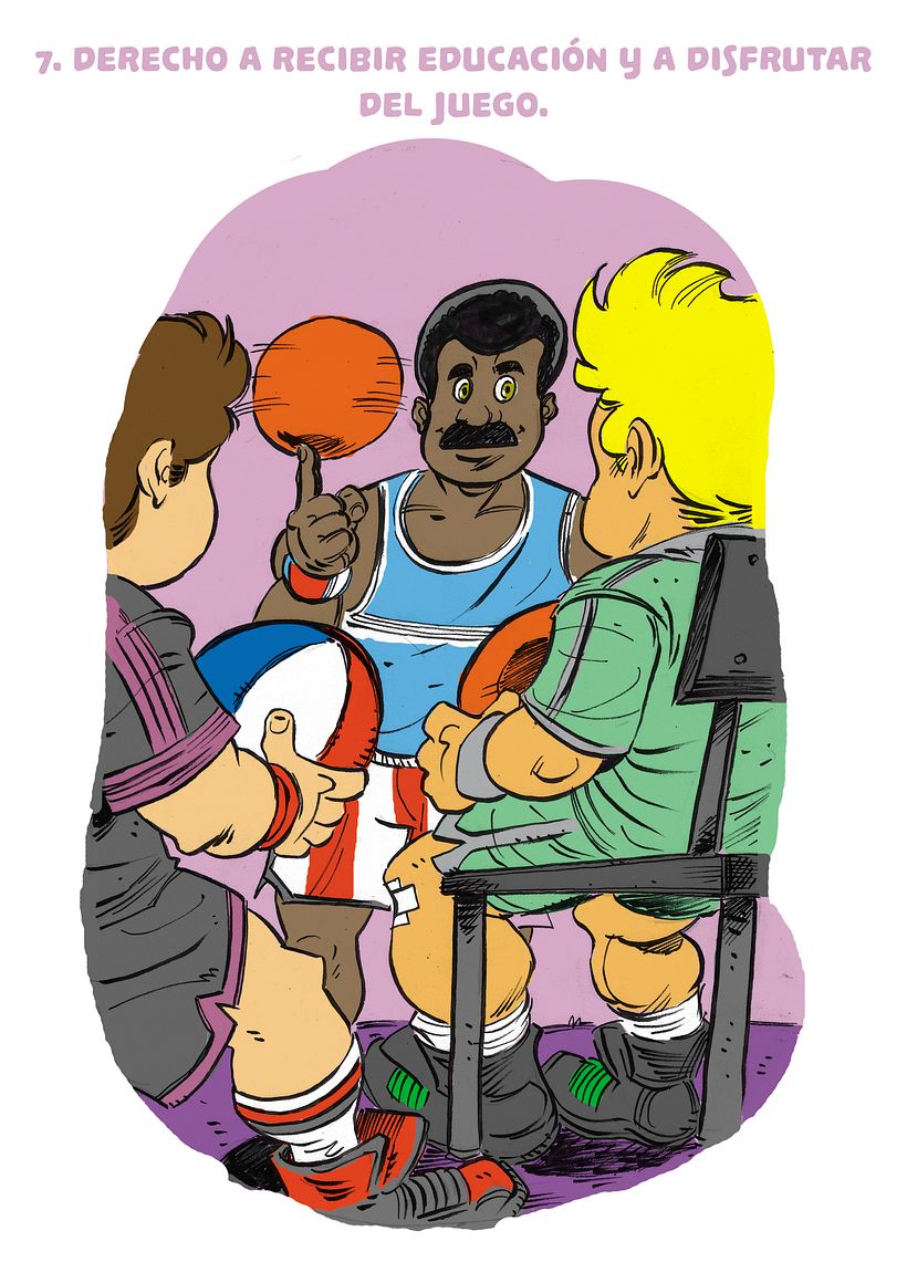 MANUAL ILUSTRADO DE DERECHOS DE LA INFANCIA - Tradycyjna ilustracja