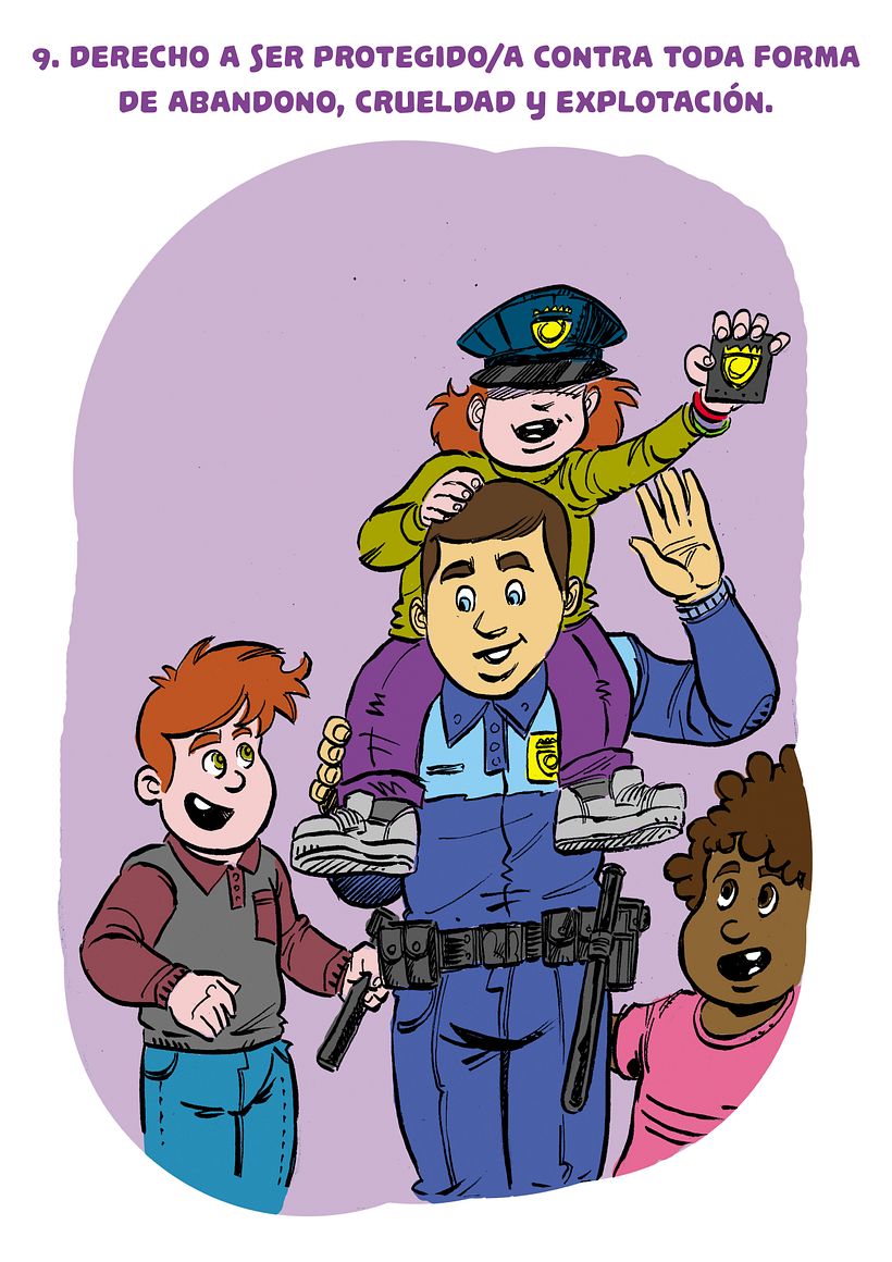 MANUAL ILUSTRADO DE DERECHOS DE LA INFANCIA - Tradycyjna ilustracja