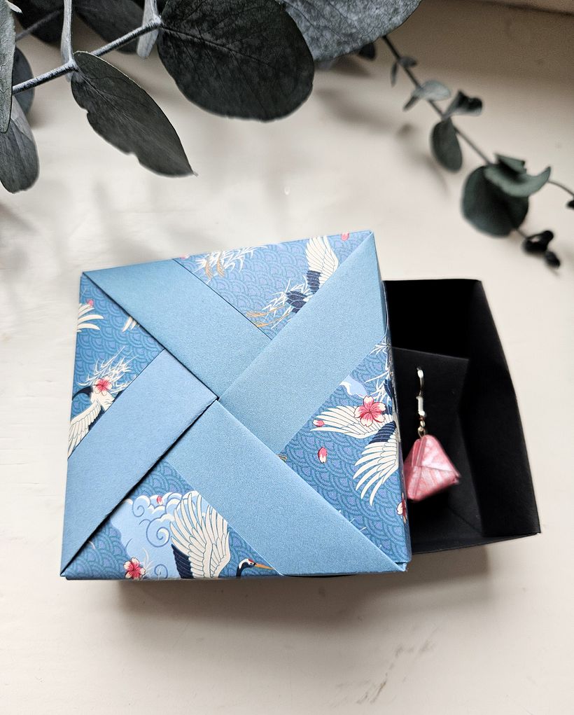 My project for course: Paper Jewelry-Making with Origami Techniques 5