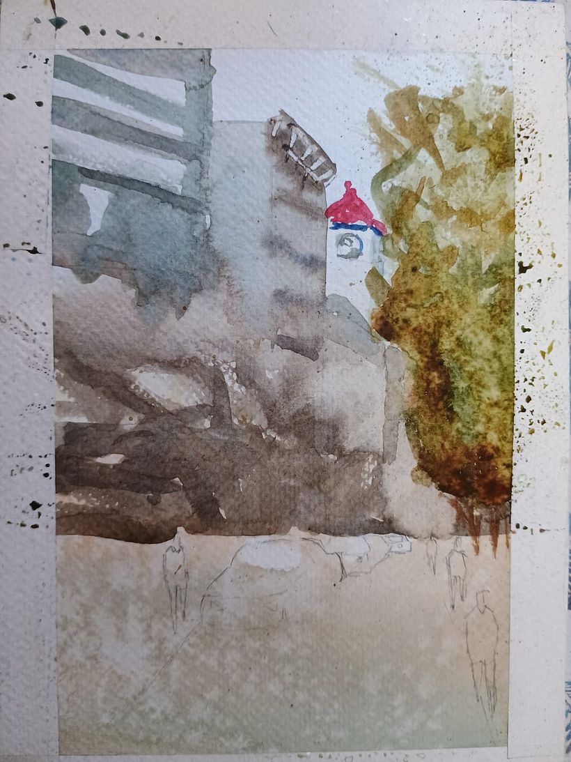 Primera y segunda aguada