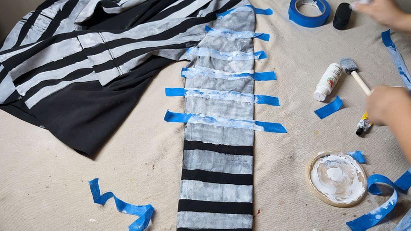 Beetlejuice Jacket DIY 9