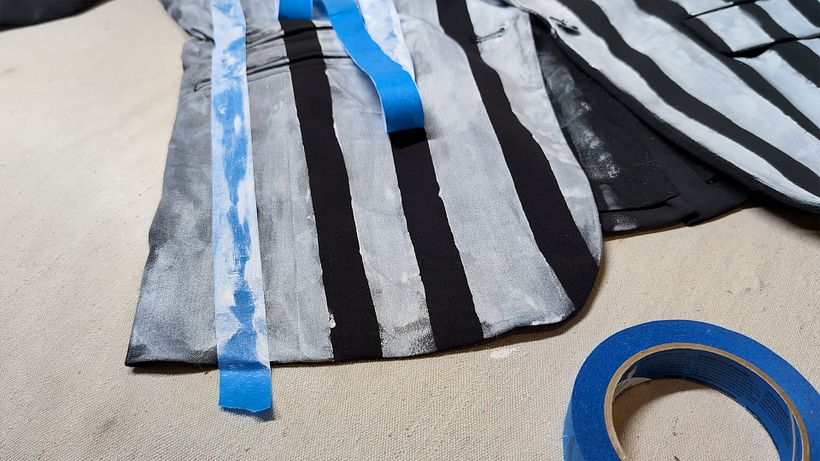 Beetlejuice Jacket DIY 8