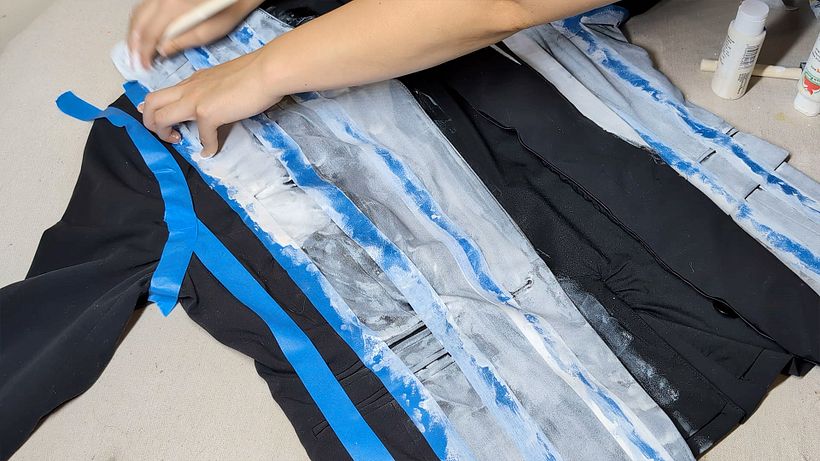Beetlejuice Jacket DIY 7