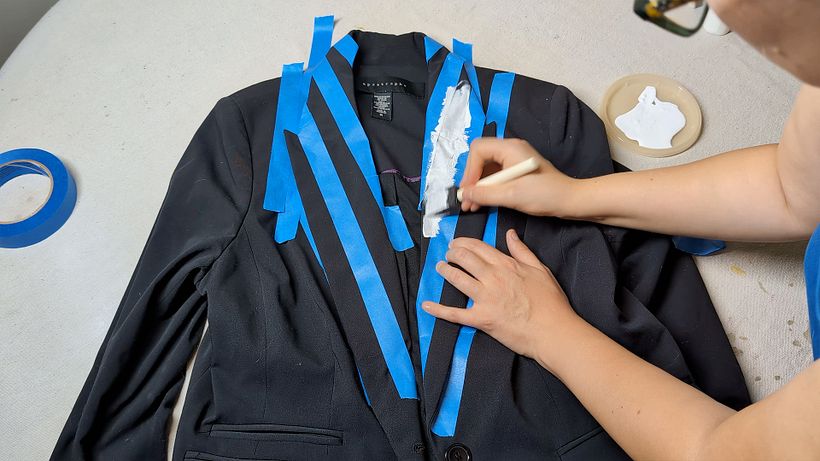 Beetlejuice Jacket DIY 4