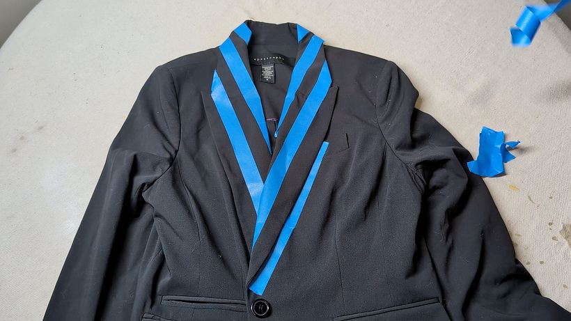Beetlejuice Jacket DIY 3