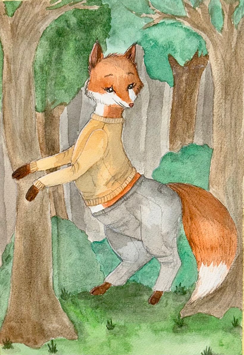 My project for course: Animal Characters in Watercolor for Children’s Books 1