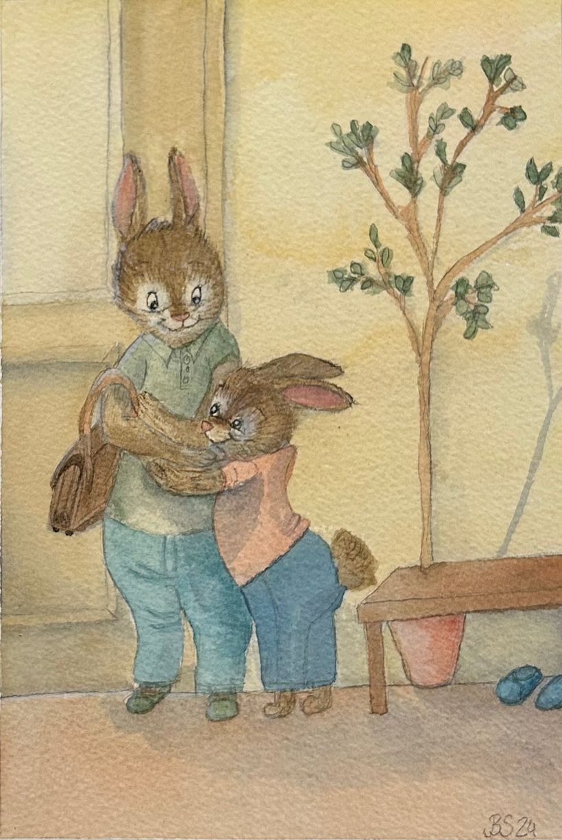 My project for course: Animal Characters in Watercolor for Children’s Books 2