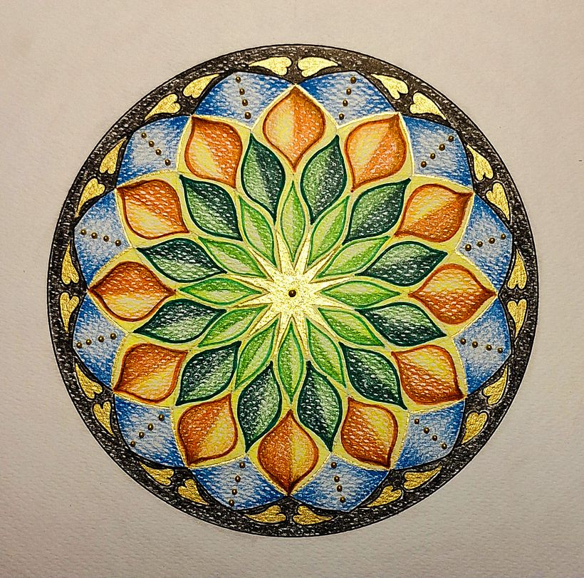 My project for course: Painting Mandalas with Professional Techniques 2