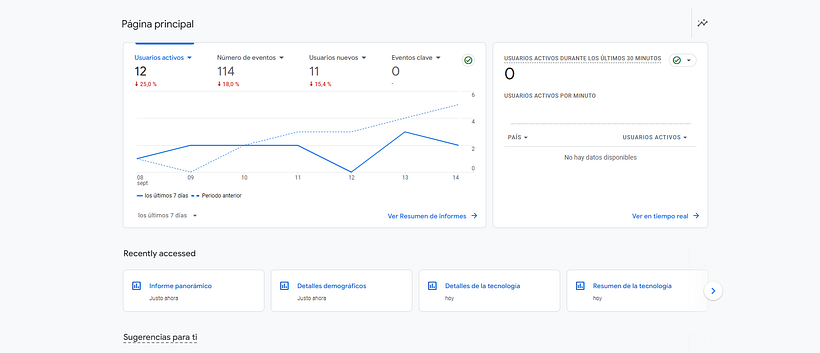 Mi proyecto del curso: Google Analytics: introducción al análisis de datos digitales 3