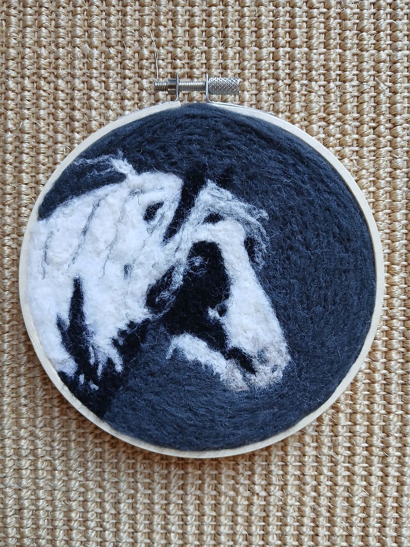Needle Felting: Horse Portrait with Wool 1