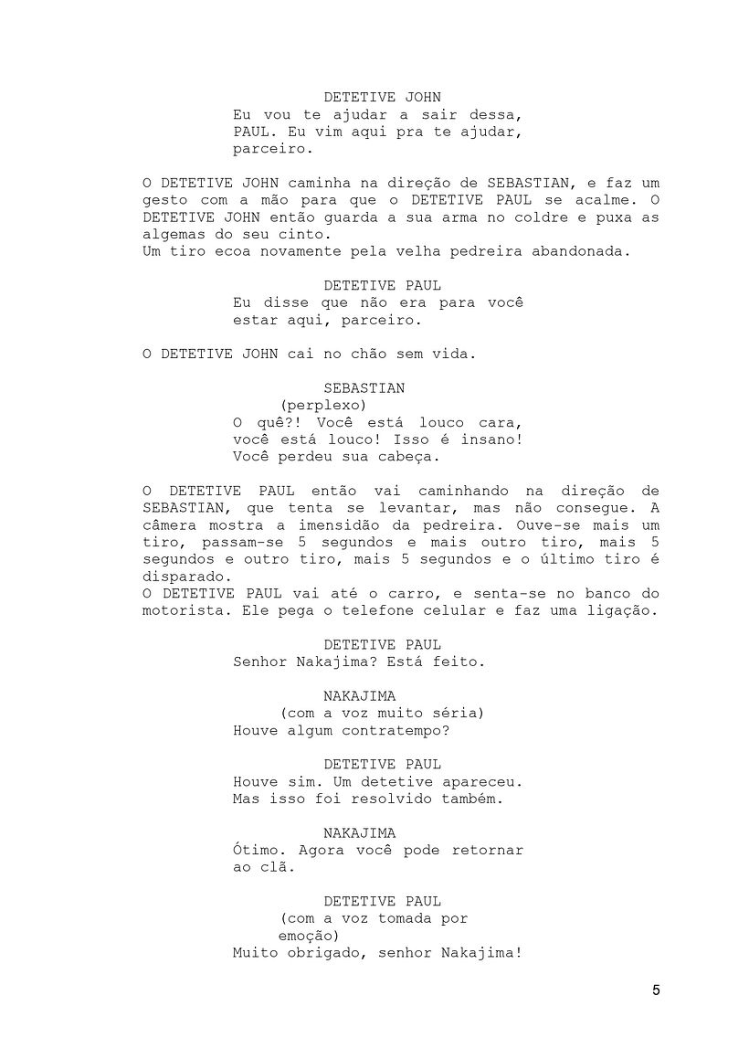 Meu projeto do curso: Introdução ao design narrativo para videogames (Script para game) 5