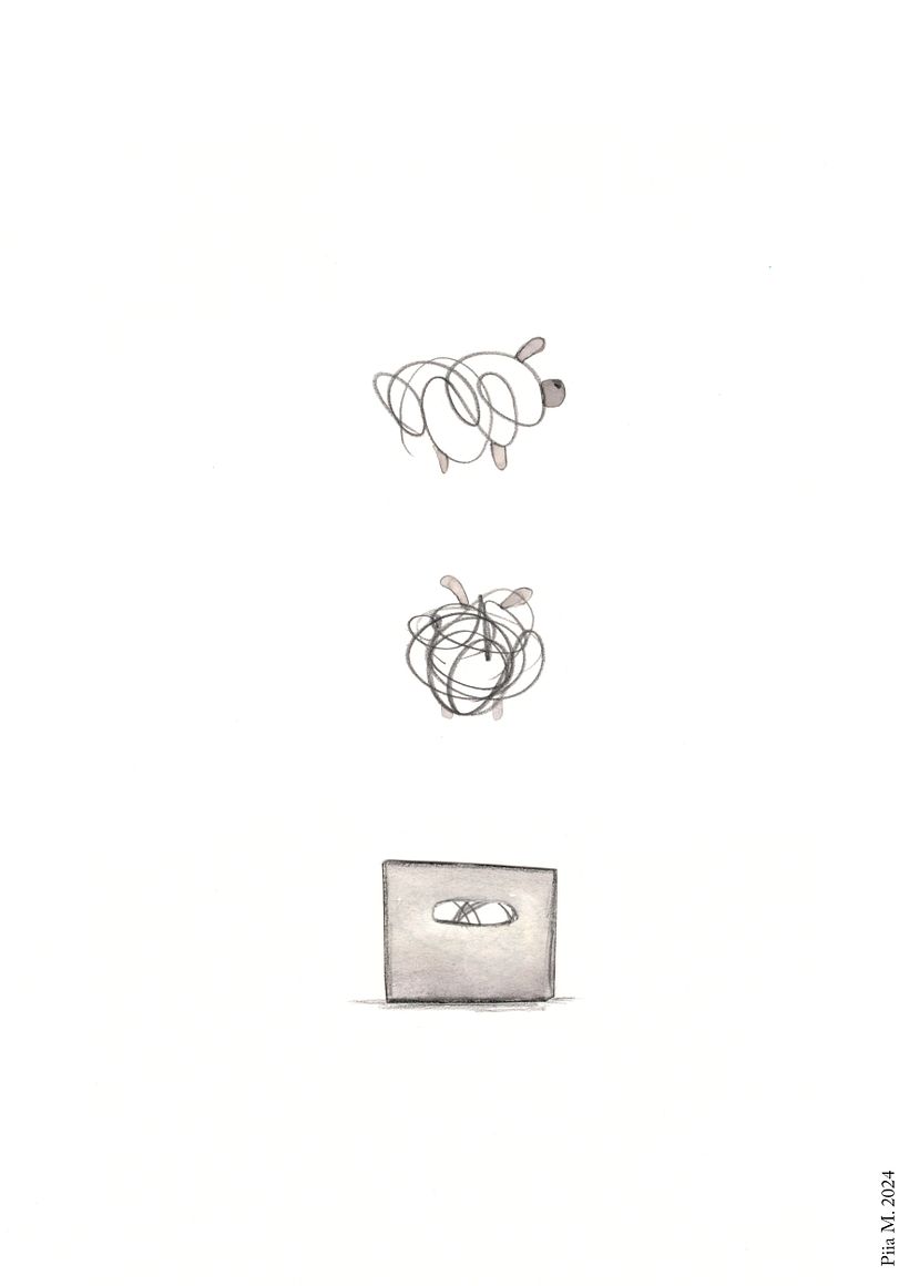 The Little Prince ~Sheep sketches (Final image, there are actually sketches in the book)