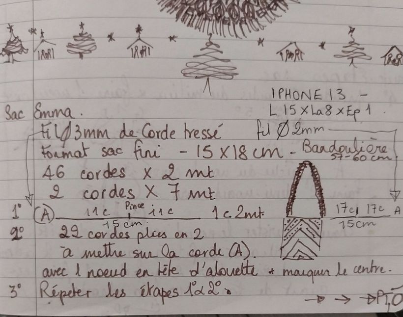 Mon projet du cours : Macramé sur applique : techniques textiles mixtes 3