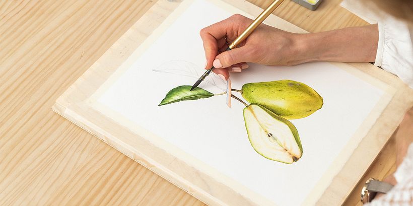 Realistic Botanical Illustration: Escape to Nature