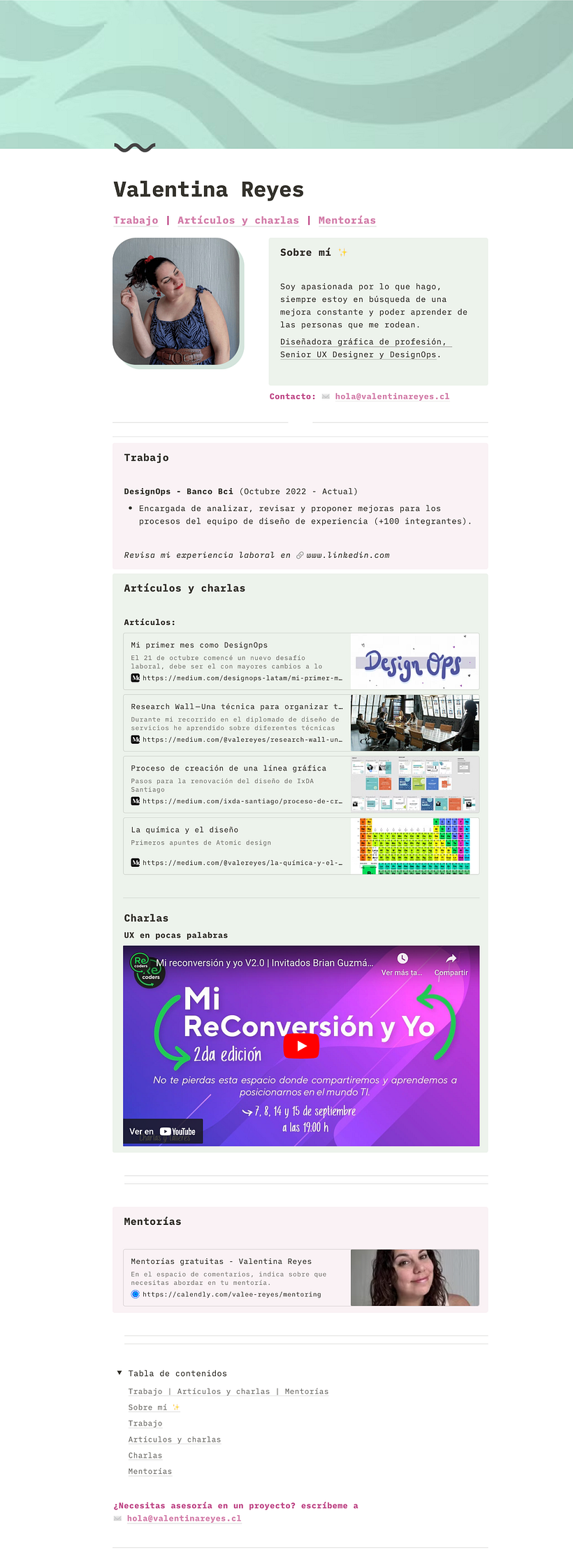 Mi proyecto del curso: Introducción a Notion para proyectos creativos 1