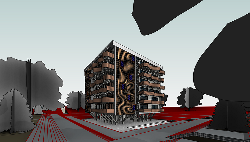 Mi proyecto del curso: Modelado de edificios paramétricos con Revit 2