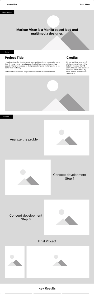 My project for course: Online portfolio design: Creating Figma websites 1
