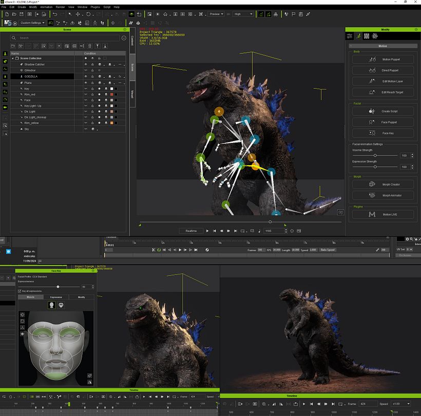 GODZILLA MODEL 3D BY Oscar Creativo 9