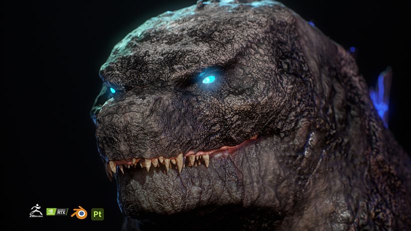 GODZILLA MODEL 3D BY Oscar Creativo 12