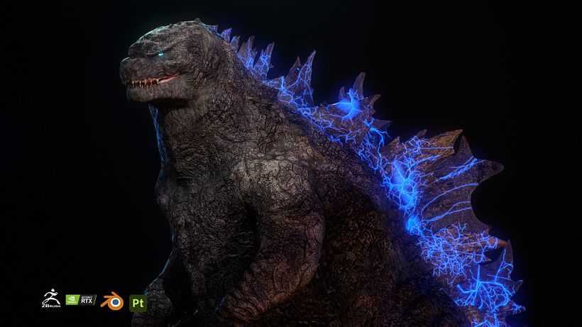 GODZILLA MODEL 3D BY Oscar Creativo 13