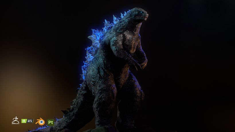 GODZILLA MODEL 3D BY Oscar Creativo 14