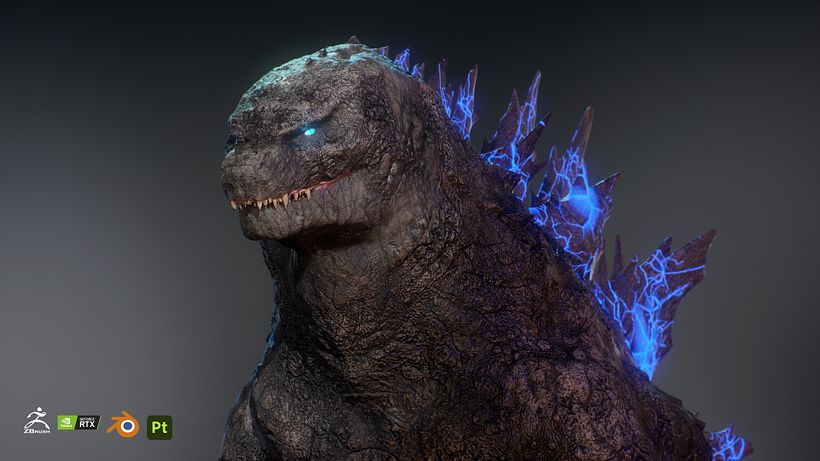 GODZILLA MODEL 3D BY Oscar Creativo 3